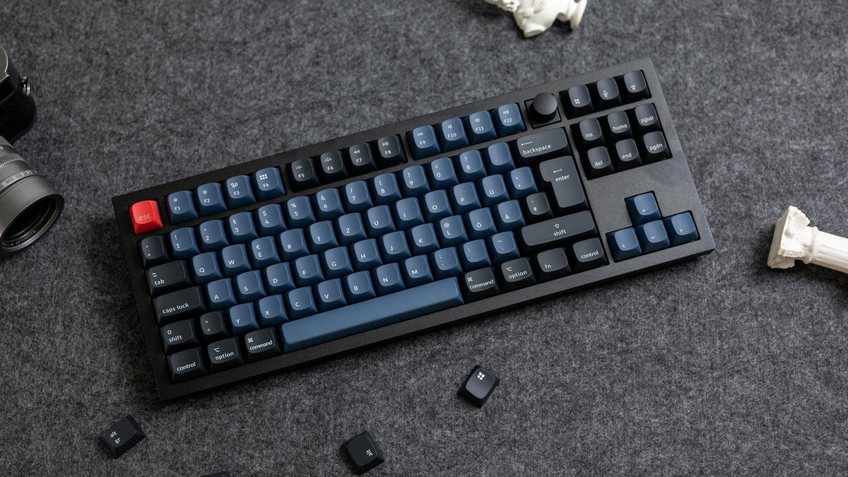 Keychron Q3 German ISO-DE 80% TKL Custom Mechanical Keyboard For Mac And Windows