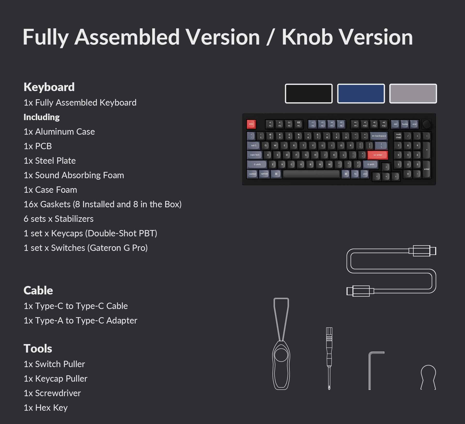 Keychron Q5 Pro - QMK Custom Wireless Mechanical Keyboard by