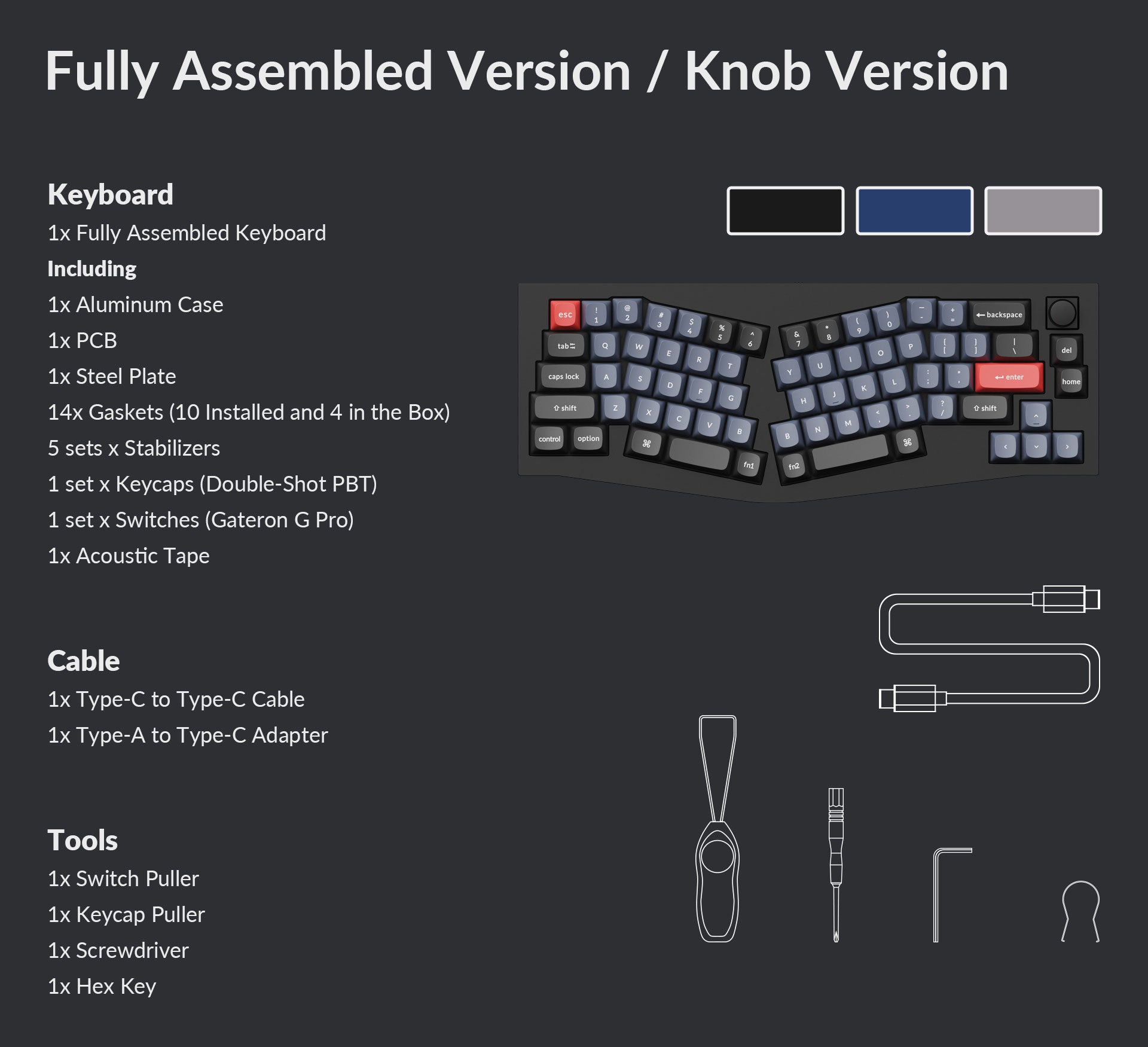 Keychron Q8 65% Alice Layout Custom Mechanical Keyboard