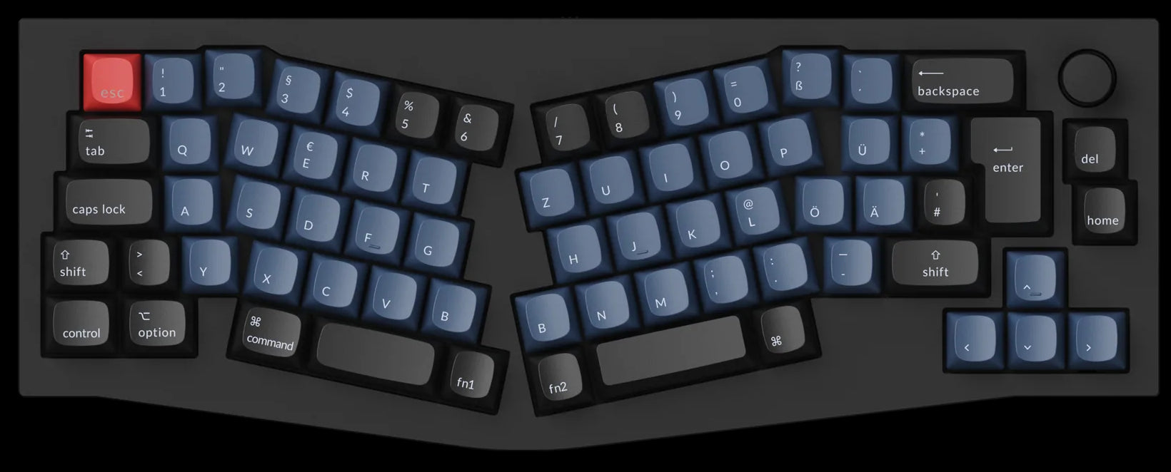 Keychron Q8 ISO Layout 65% Alice Layout Custom Mechanical Keyboard