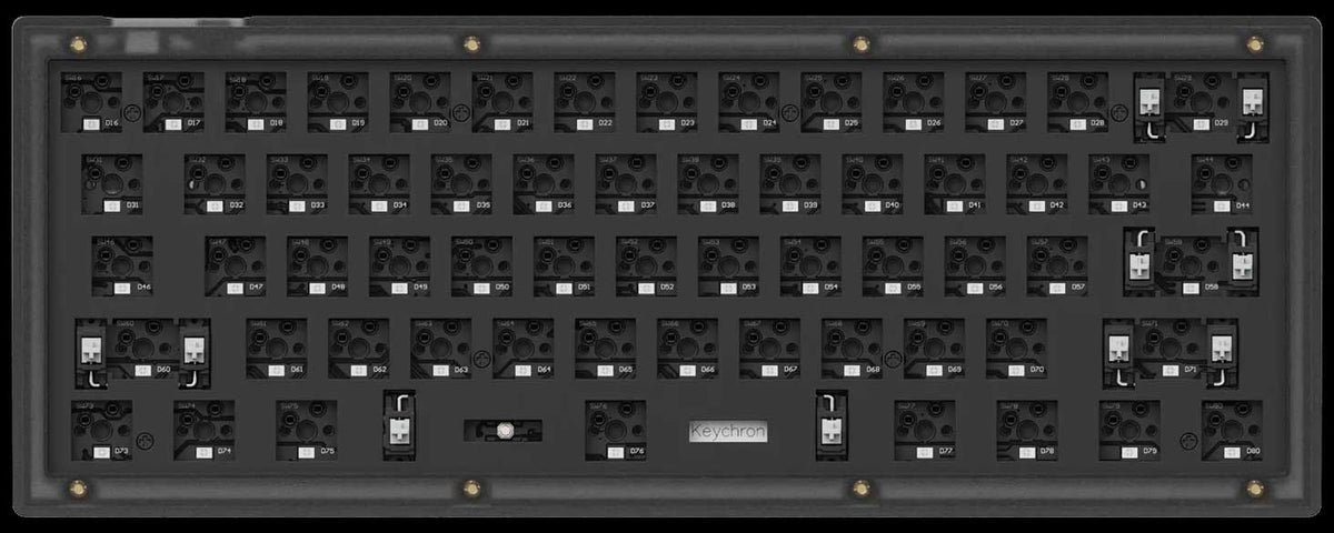 Barebone US layout ofKeychron V4 Custom Mechanical Keyboard