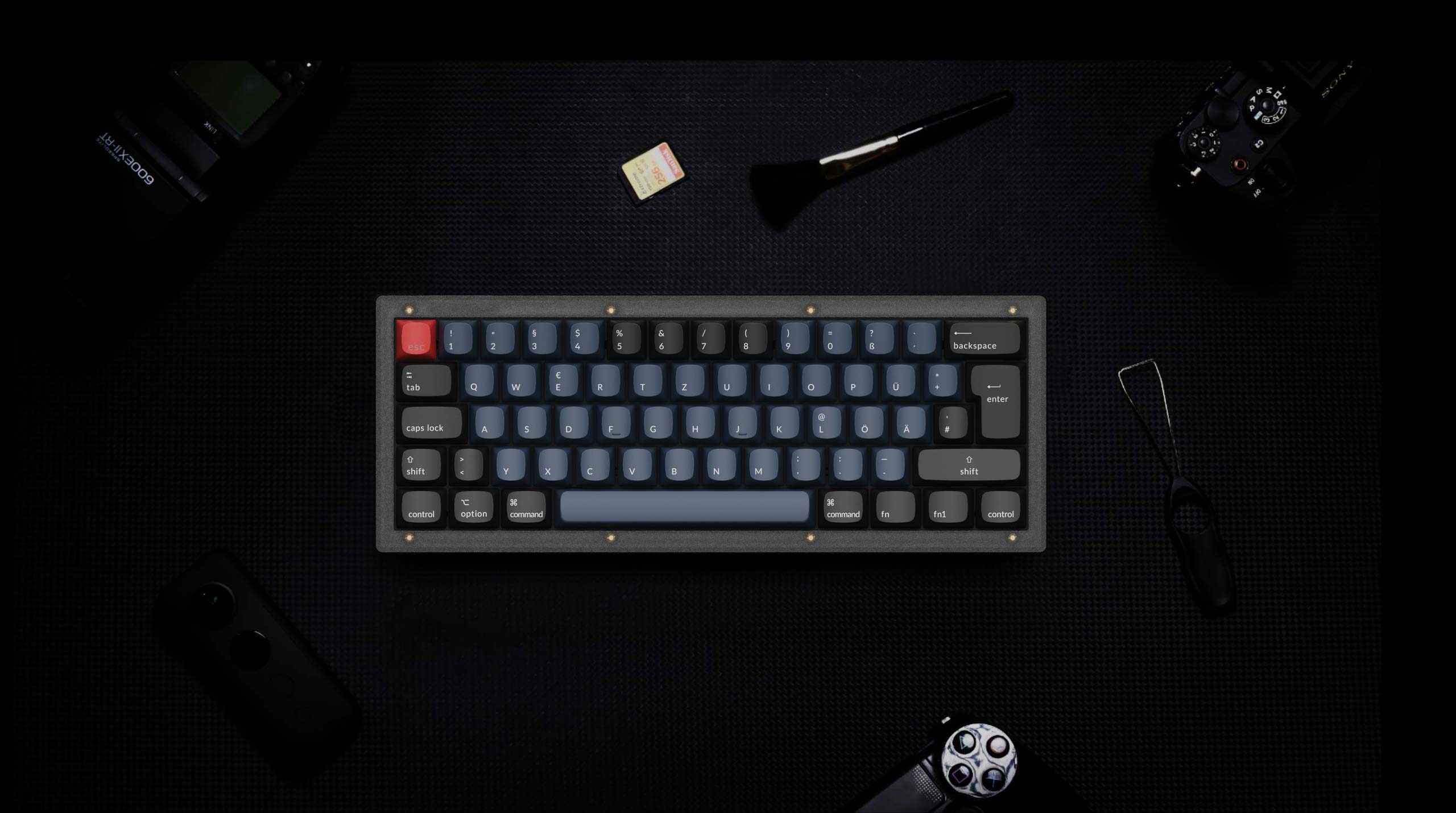 Keychron V4 QMK/VIA Custom Mechanical Keyboard German ISO Layout