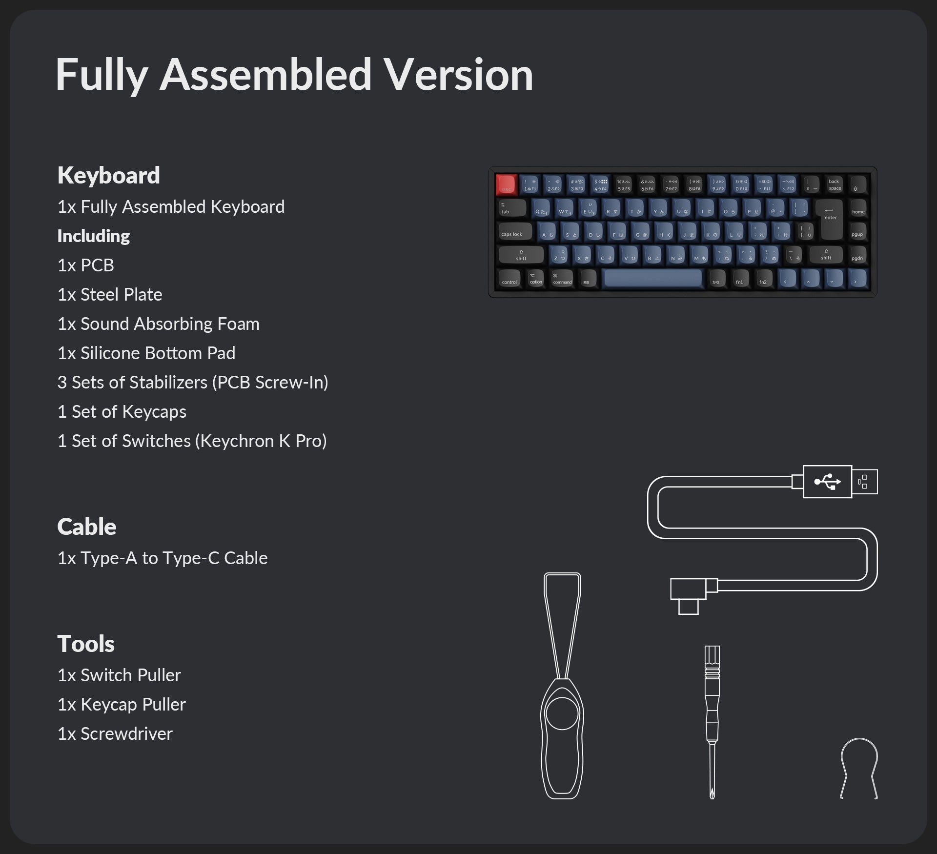 Keychron K6 Pro QMK/VIA Wireless Mechanical Keyboard (Japan JIS 