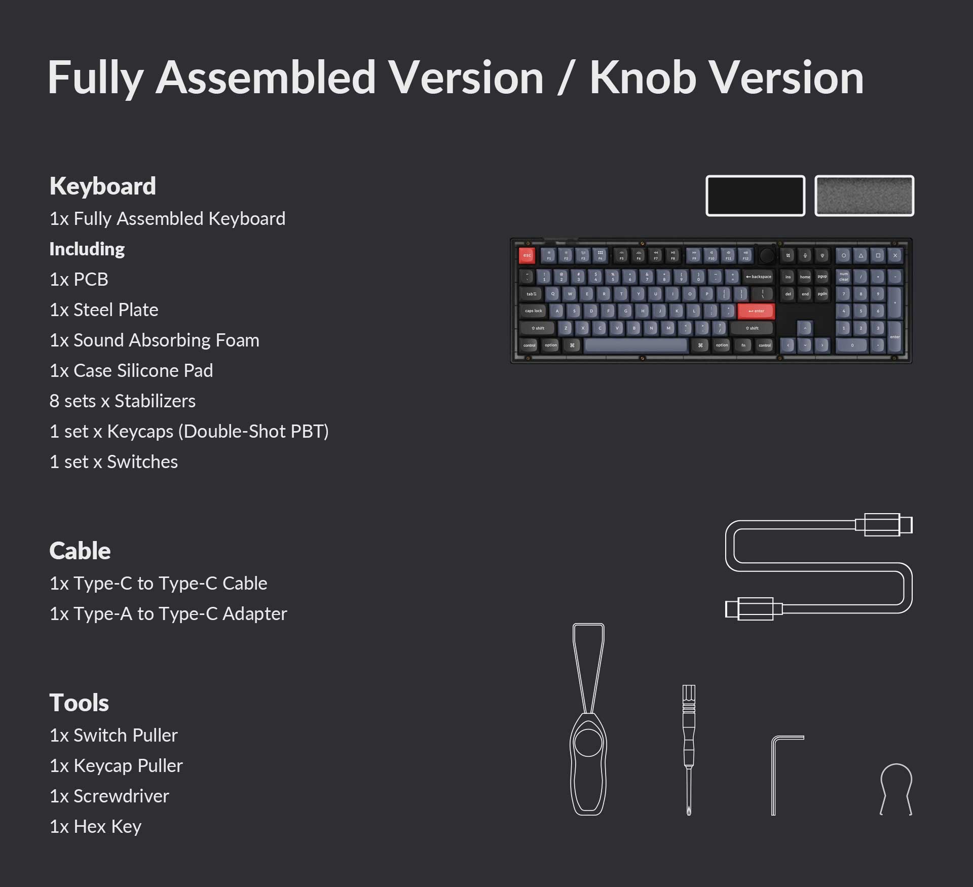 Keychron V6 pielāgota mehāniskā tastatūra