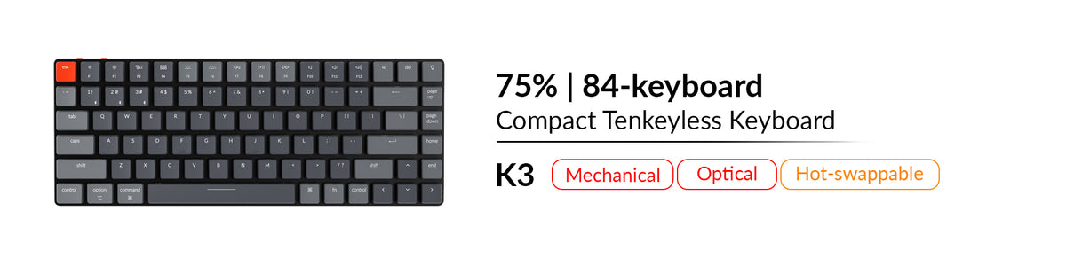 Keychron K3 Wireless Mechanical Keyboard (Version 5)