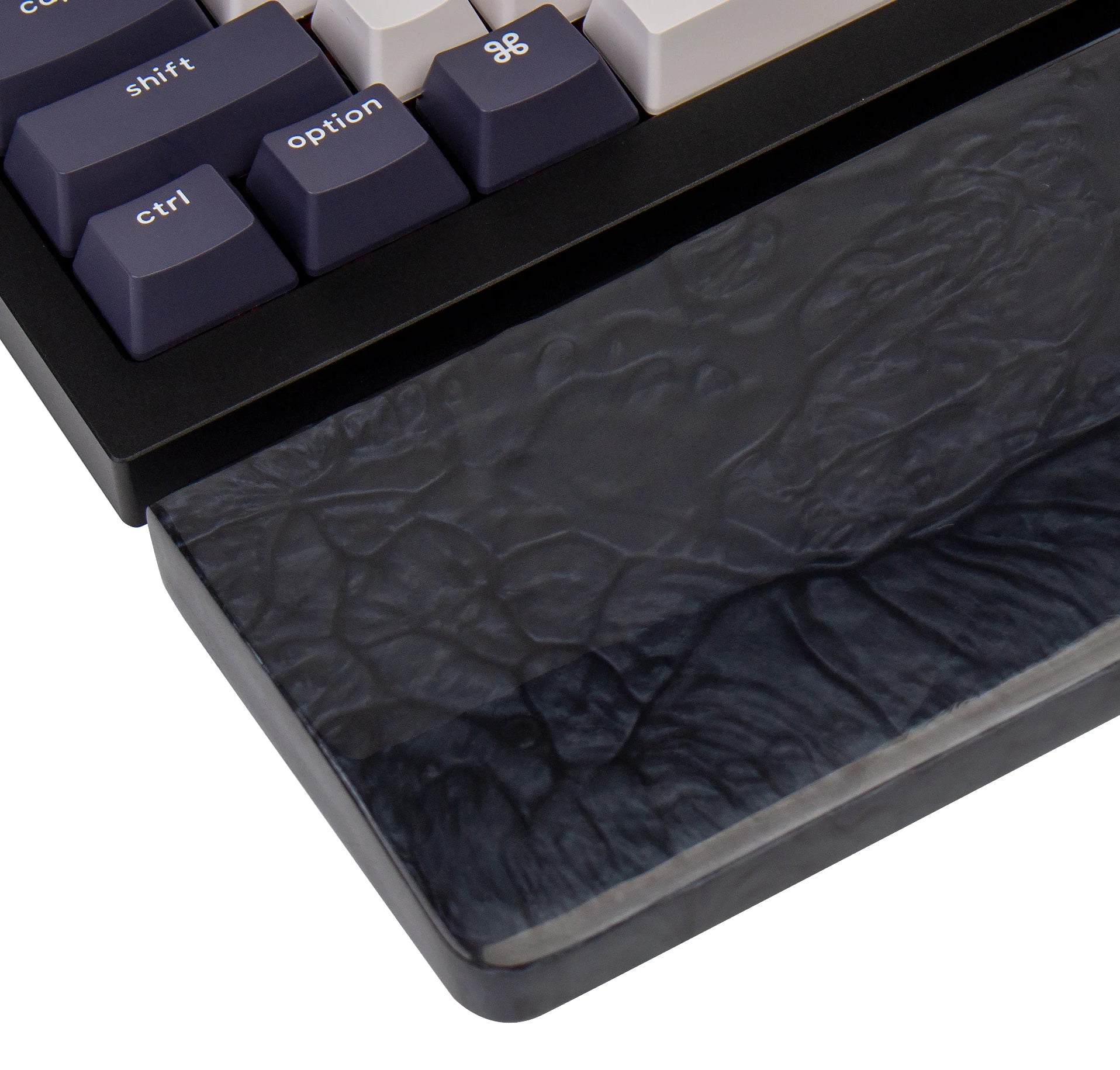 Keychron Resin Palm Rest close up