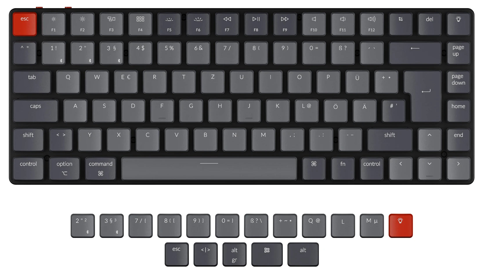 Keychron K3 (Version 2) ISO Layout Version Keyboard – Keychron ...