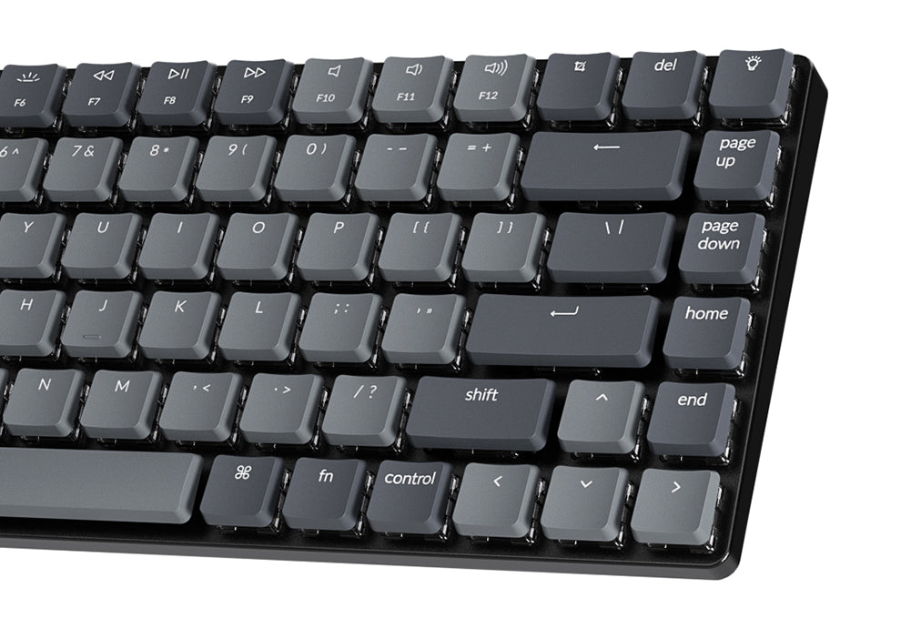 Keychron K3 ultra_slim Hot_swappable 無線機械式鍵盤 Mac Windows iOS Android Keychron 薄型光學與 Gateron 薄型機械開關桌面設置