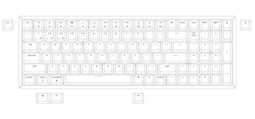 Keychron K4 96 percent wireless mechanical keyboard for Mac Windows Android - Gateron mechanical switch and LK optical switch 