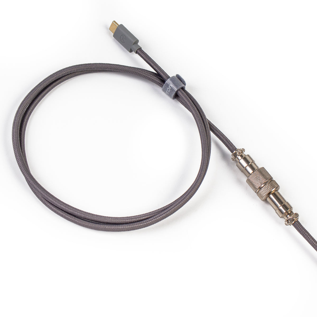 Keychron custom coiled aviator USB type-C cable 