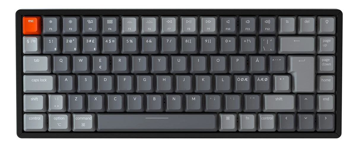 Keychron K2 Wireless Mechanical Keyboard (Nordic ISO Layout) - Version