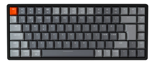 Keychron K2 Nordic ISO wireless mechanical keyboard Mac keycaps