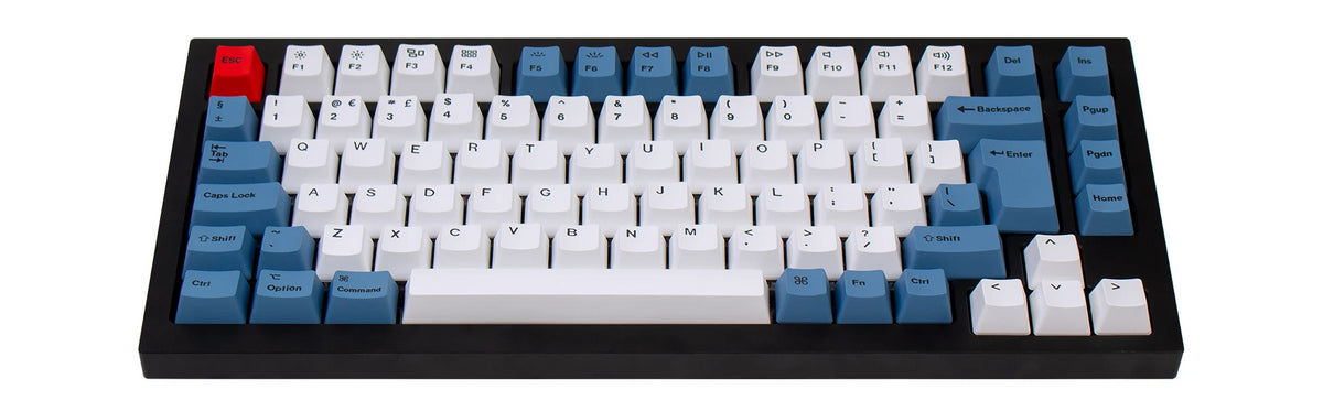 ISO Q1 Q1 Pro V1 K2 K2 Pro OEM Dye-Sub PBT Keycap Set - Blue