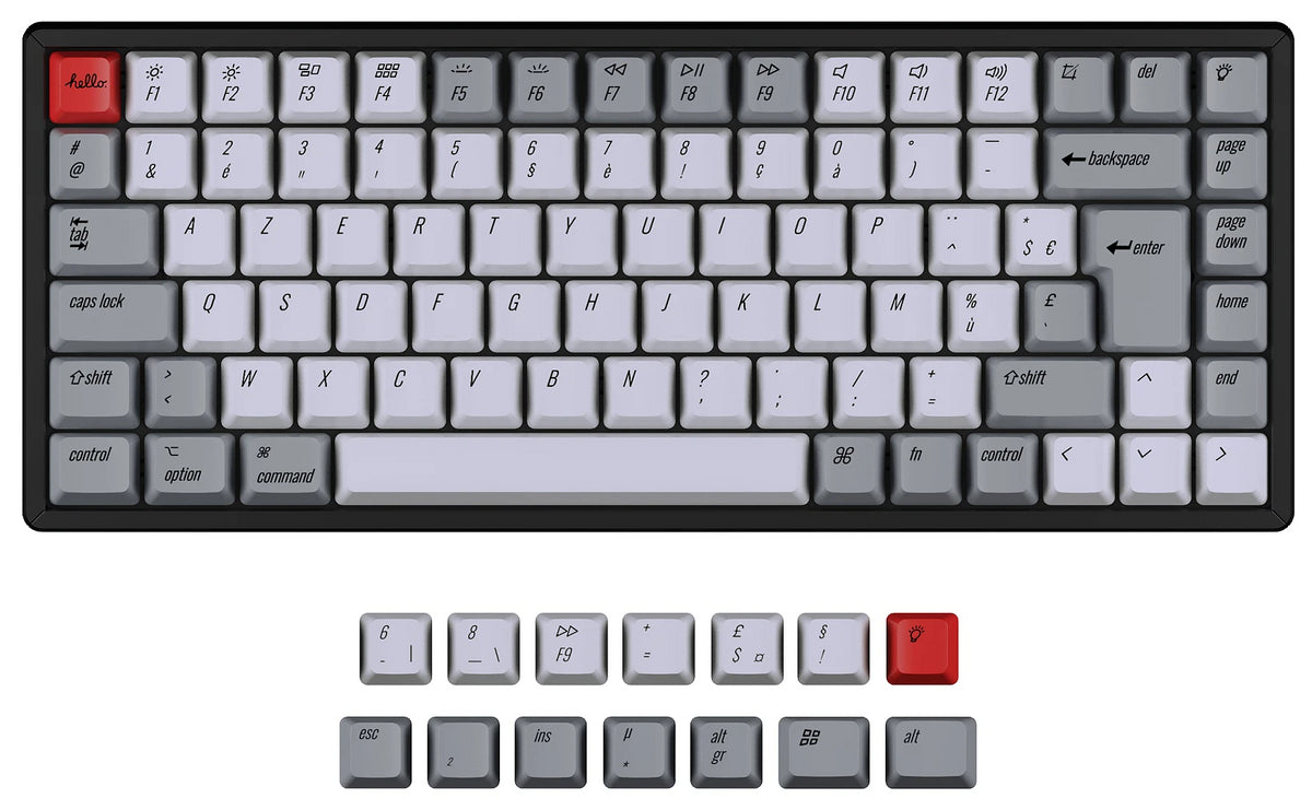 ISO Q1 Q1 Pro V1 K2 K2 Pro OEM Dye-Sub PBT Keycap Set