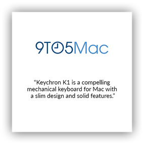 Keychron K1 ultra-slim wireless mechanical keyboard for Mac and windows covered by 9to5Mac