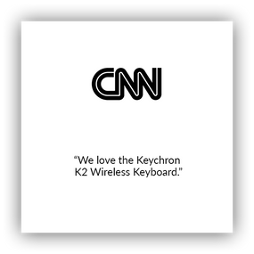 Keychron K2 wireless mechanical keyboard for Mac and windows covered by CNN