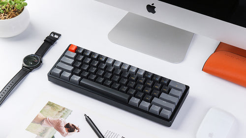 Keychron K12 ultra_Compact Hot_swappable wireless mechanical keyboard Mac Windows iOS Android Keychron Optical Gateron mechanical switch red blue brown 60percent layout