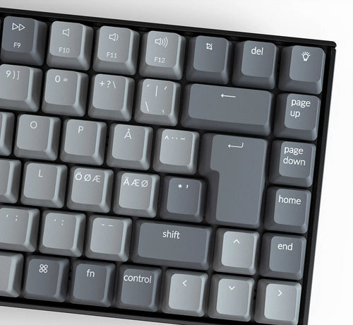 Keychron K2 nordic ISO wireless mechanical keyboard with big battery