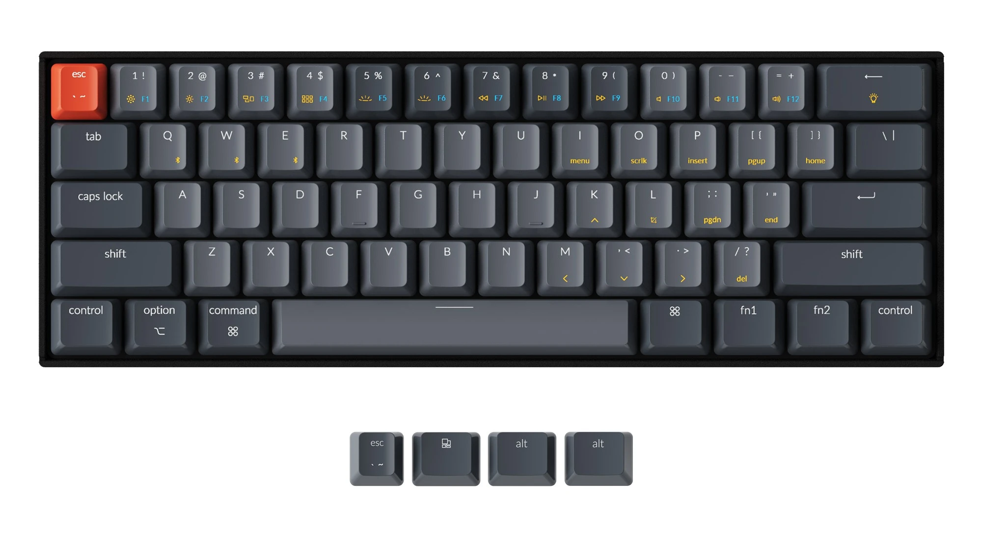 Keychron K12 ABS Keycap Set Grey