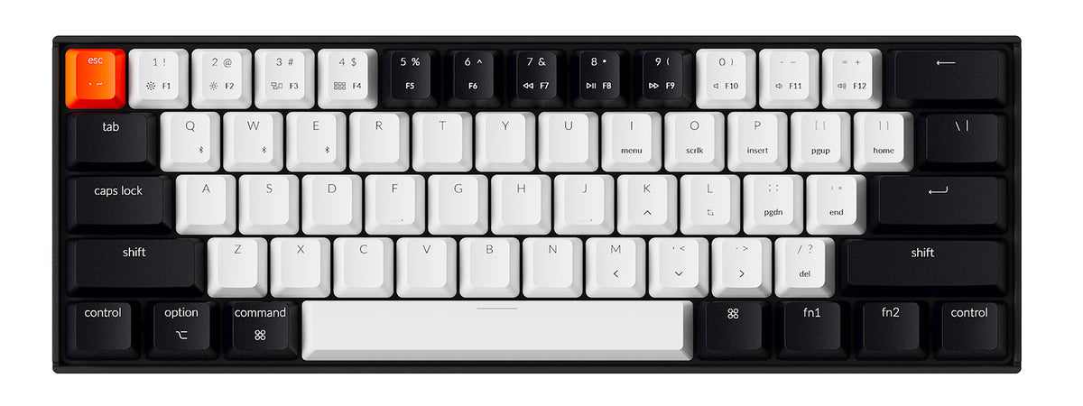 Keychron K6 65 percent compact wireless mechanical keyboard big battery 4000mAh