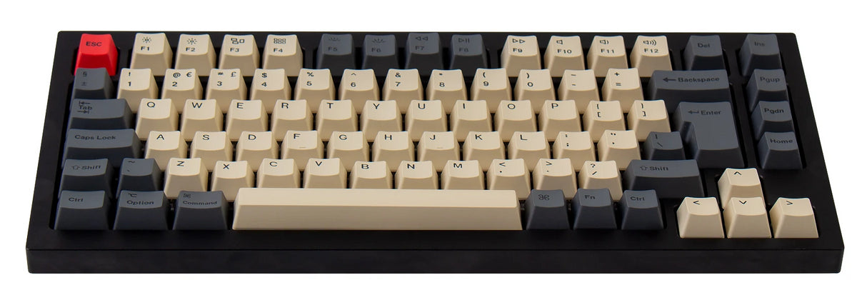 ISO Q1 Q1 Pro V1 K2 K2 Pro OEM Dye-Sub PBT Keycap Set - Carbon