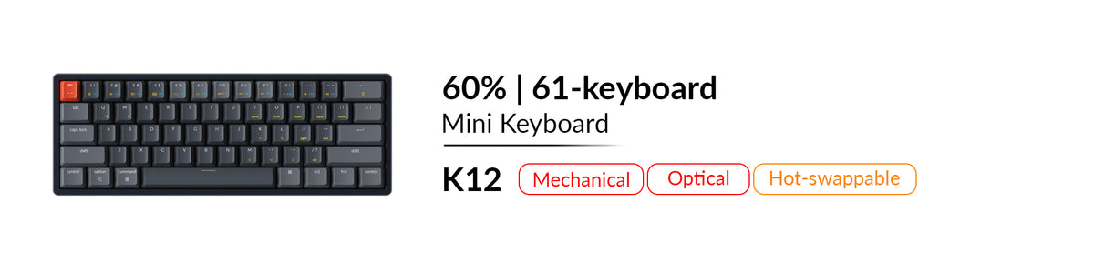 Keychron K12 Wireless Mechanical Keyboard