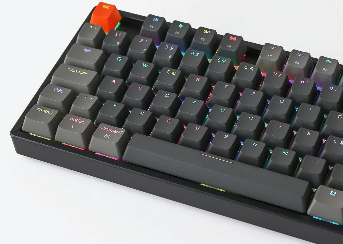 Largest Battery of Keychron K8 TKL Wireless Mechanical Keyboard (German ISO-DE Layout)