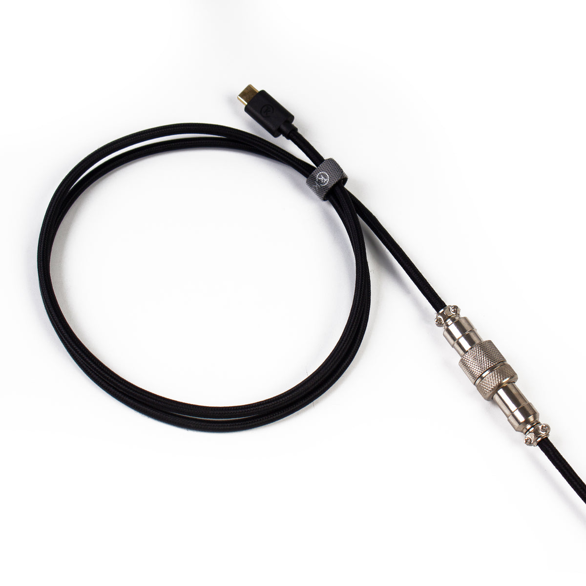 Keychron custom coiled aviator USB type-C cable 