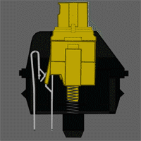 Keychron Gateron yellow switches mechanical switches