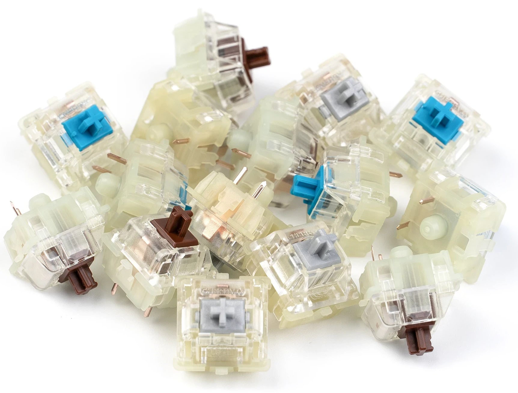 cherrry mx switches red blue brown 