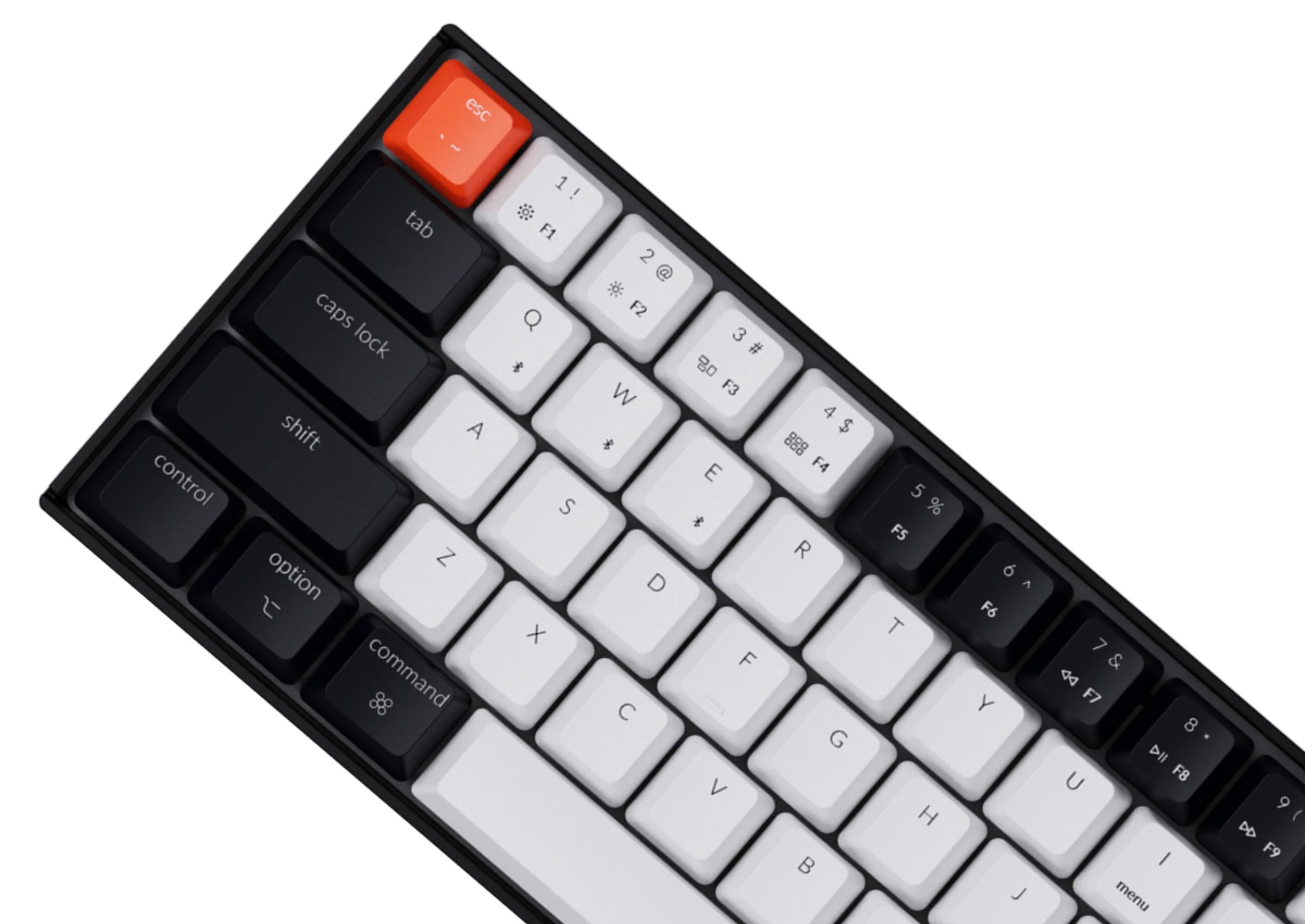 Keychron K12 ABS Keycap Set Black White