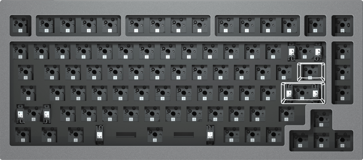 Keychron Q1 QMK/VIA Custom Mechanical Keyboard - ANSI Barebone