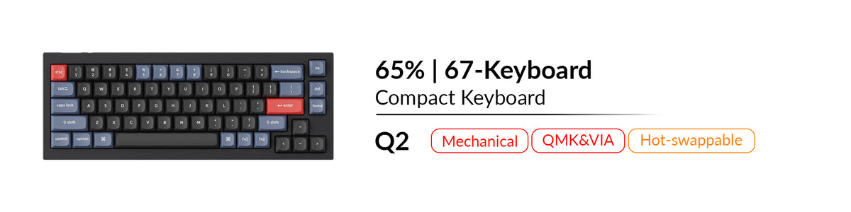 Keychron Q2 QMK Custom Mechanical Keyboard