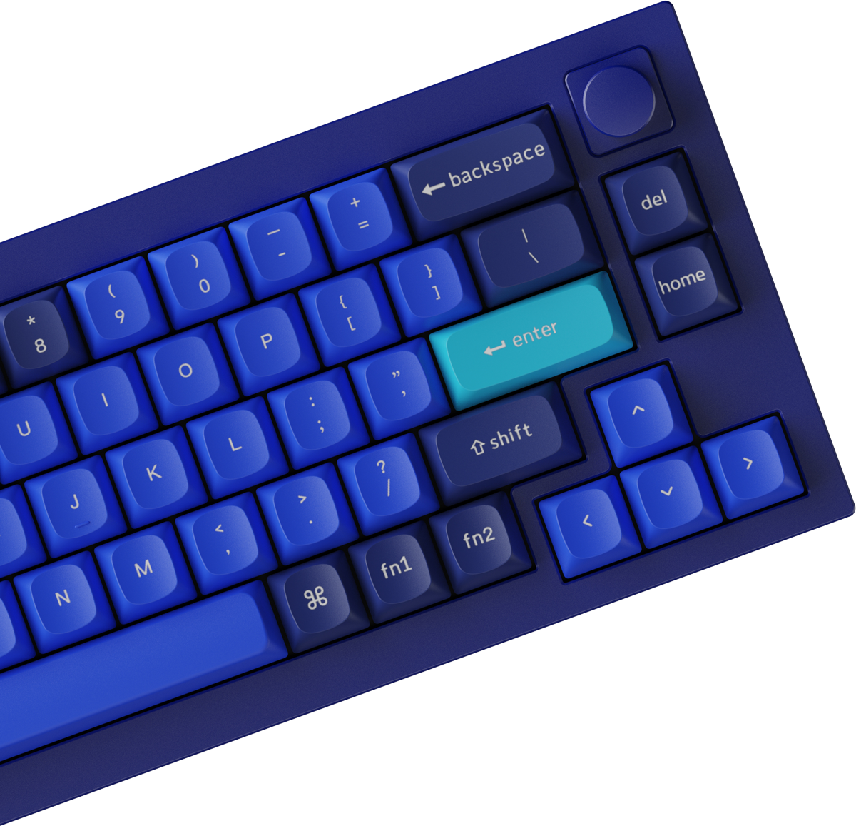 Keychron Q2 Full Customizable 65 percent layout mechanical keyboard supports QMK VIA with hot-swappable Gateron Phantom Mechanical Red Blue brown switch and gasket mount design