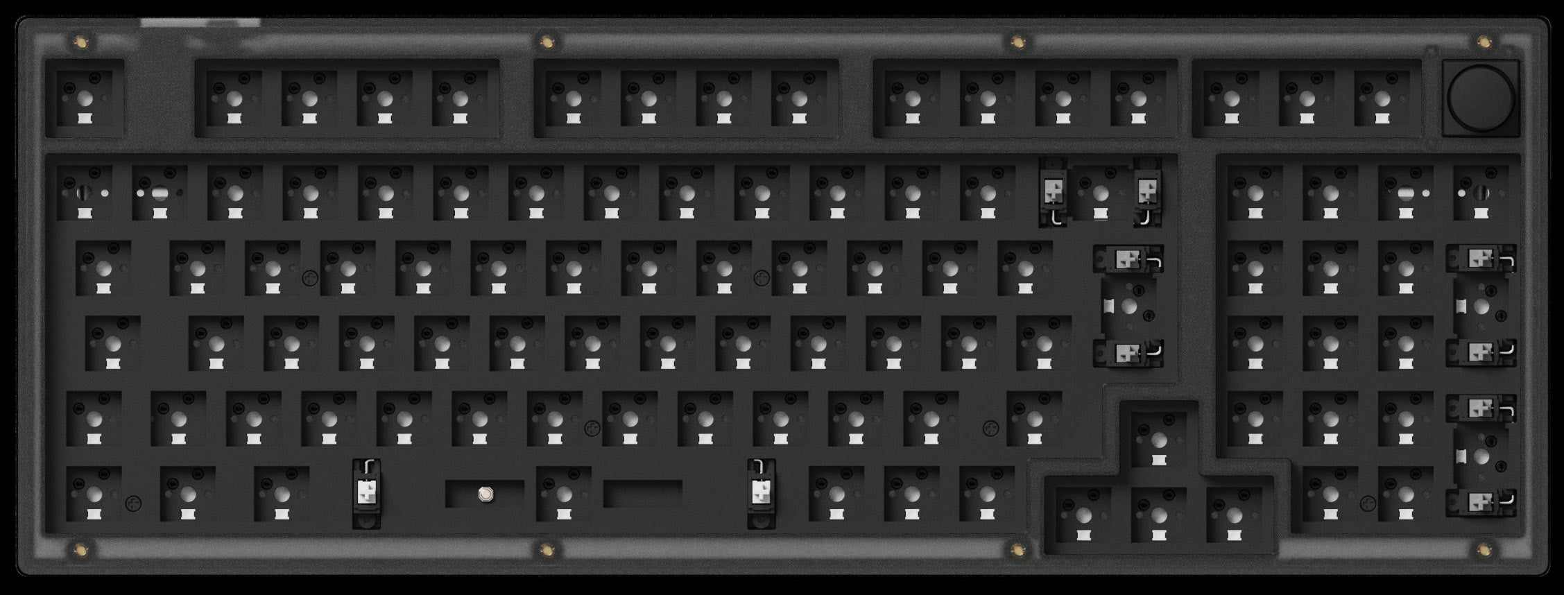 Keychron V5 QMK VIA custom mechanical keyboard ISO layout