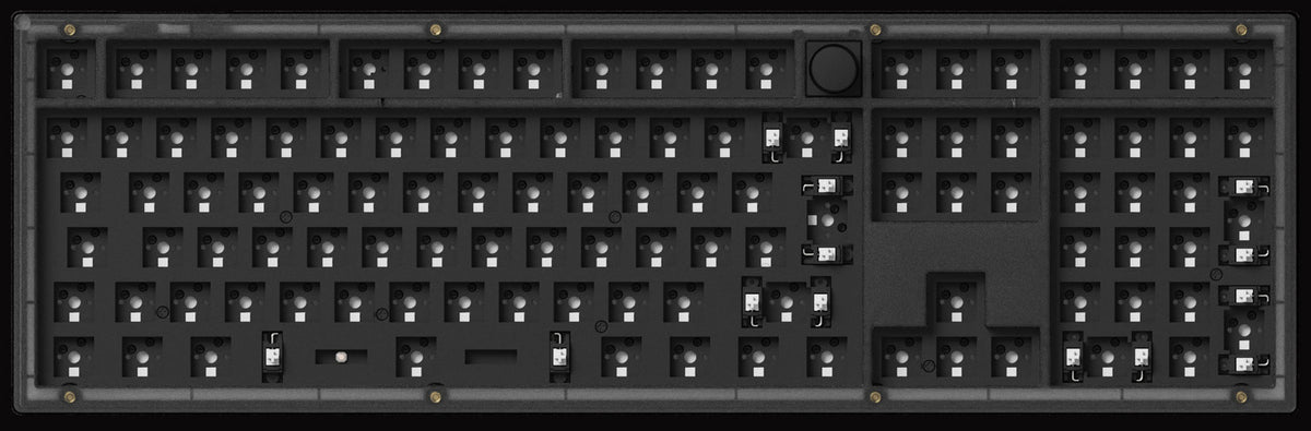 Keychron V6 QMK VIA custom mechanical keyboard ISO layout