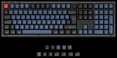 Keychron V6 QMK VIA custom mechanical keyboard ISO UK layout