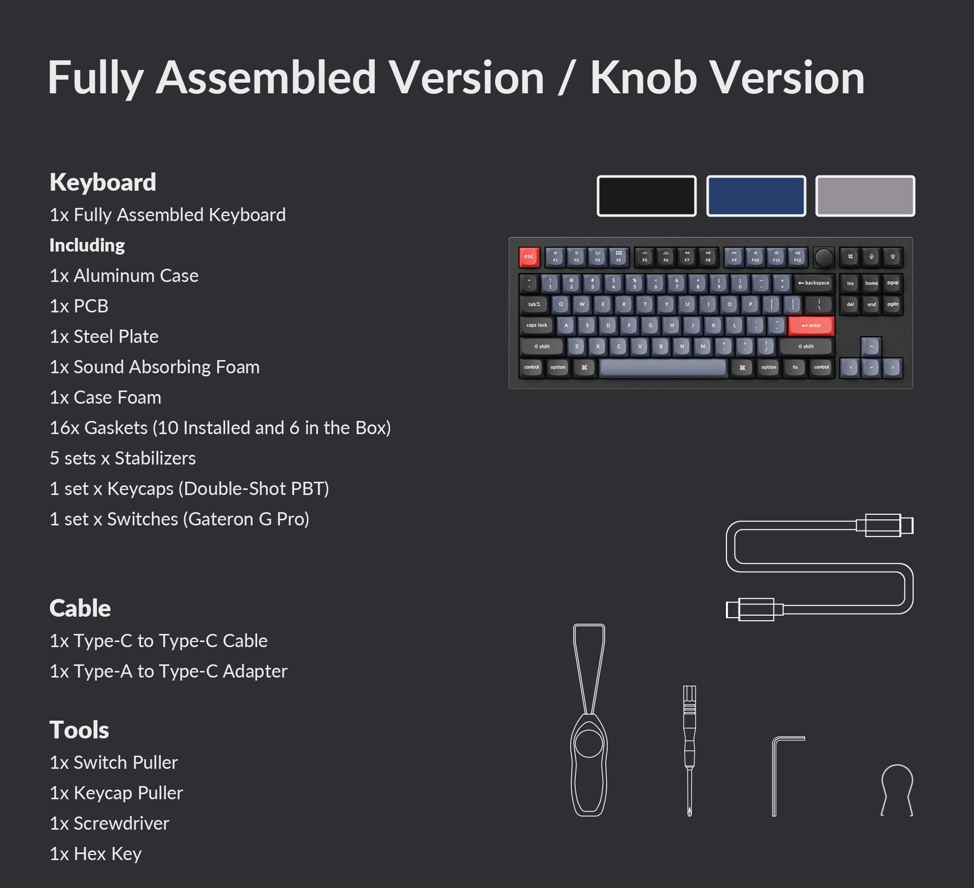 Keychron Q3 80% TKL Custom Mechanical Keyboard