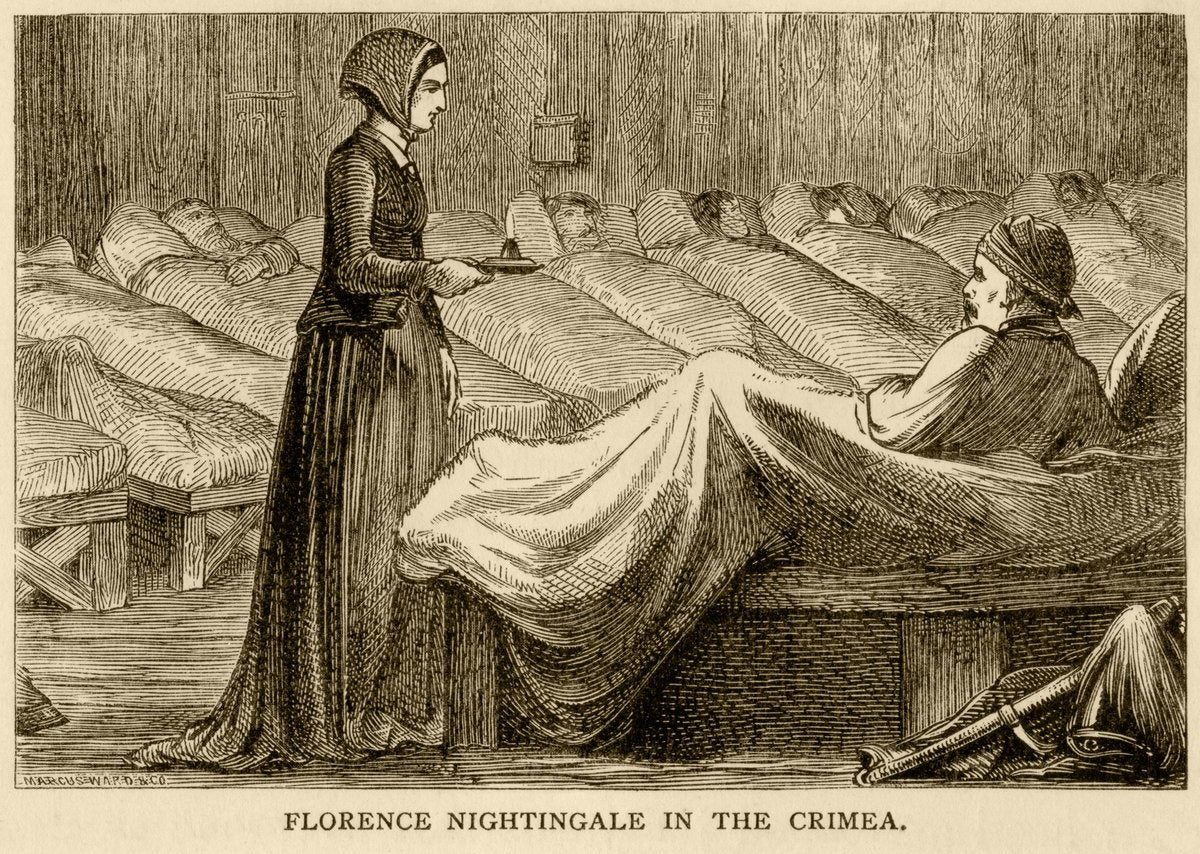 Florence Nightingale en la Guerra de Crimea