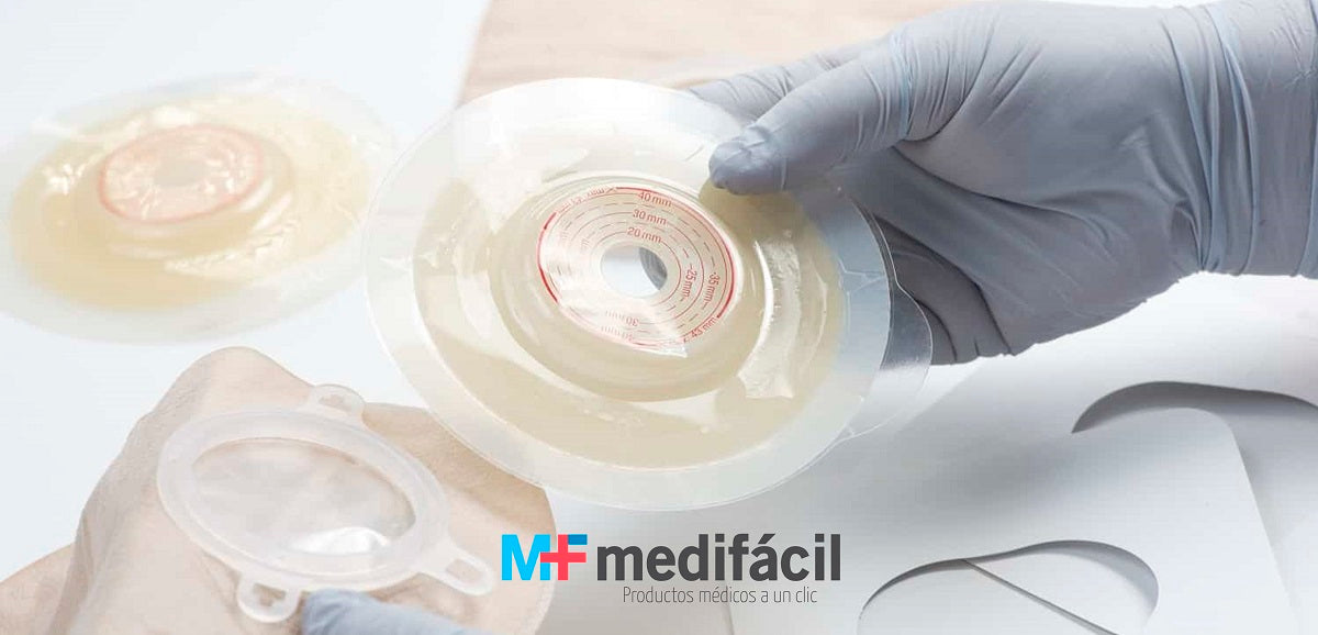 Sistema de dos piezas para el manejo de colostomías, ileostomías y urostomías: Medifácil