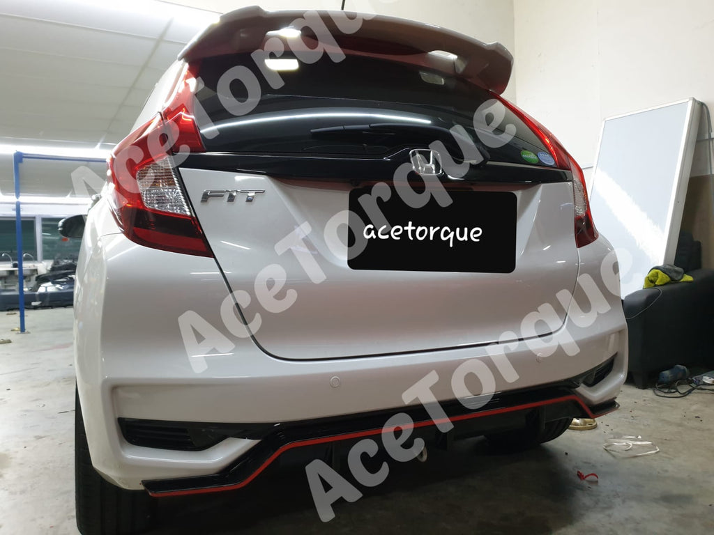 Honda Fit Gk3 Rs Rear Diffuser Add On Acetorque Car Accessories