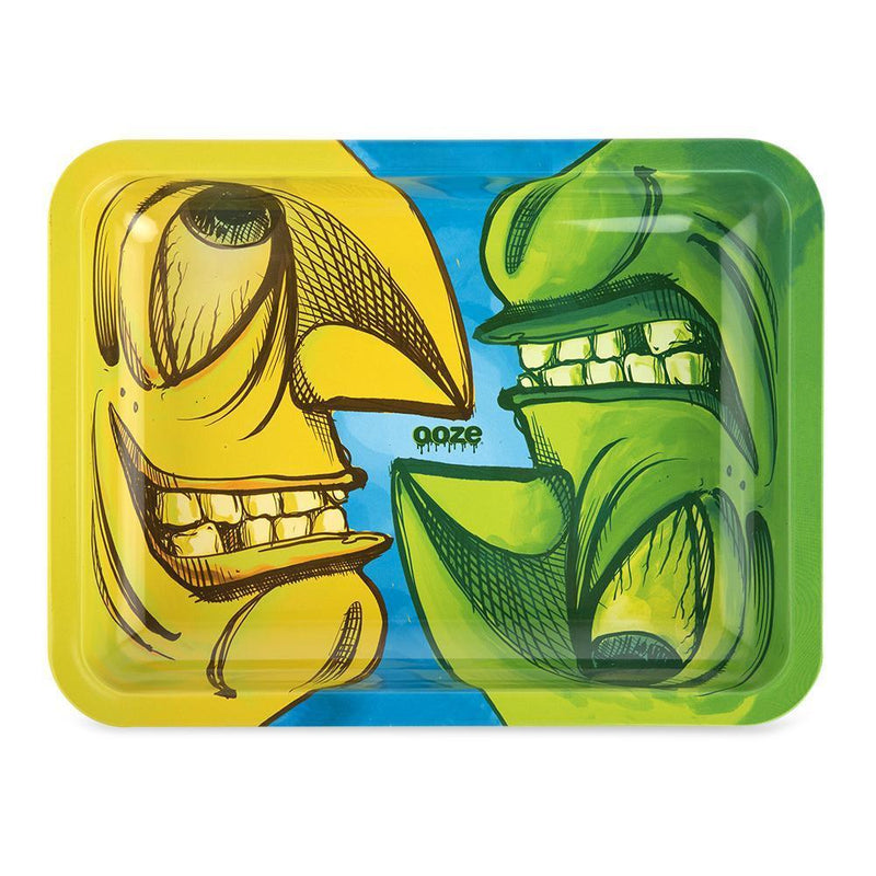 Ooze - 'Face Off' Metal Rolling Tray - Multiple Sizes