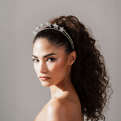 silver halo crown