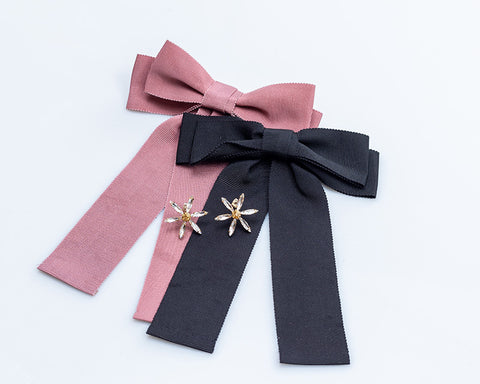 large Black Hair bow