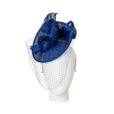 navy ascot hat