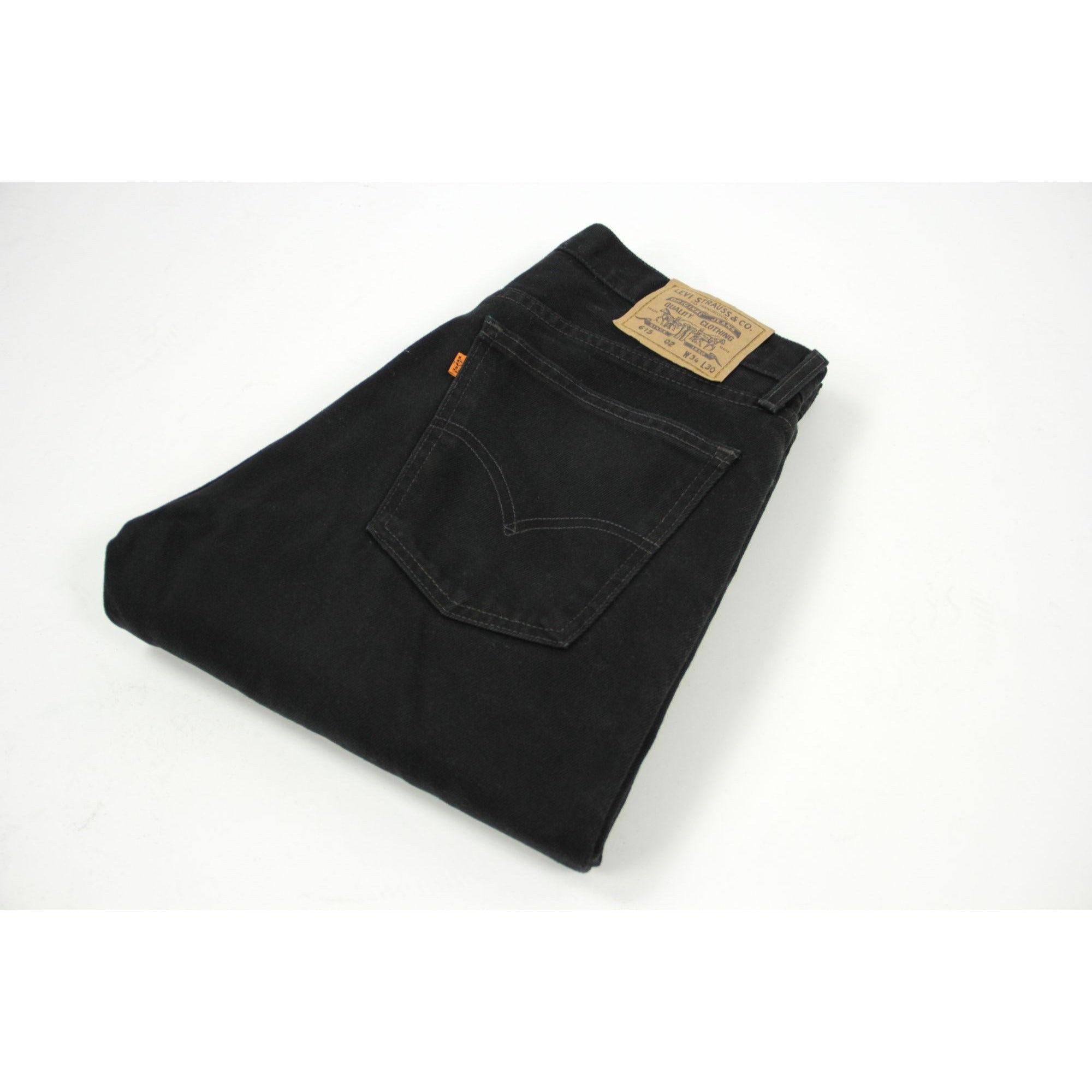 Levi's 615 Orange Tab Vintage Men's Black Jeans W34/L30 – SecondFirst
