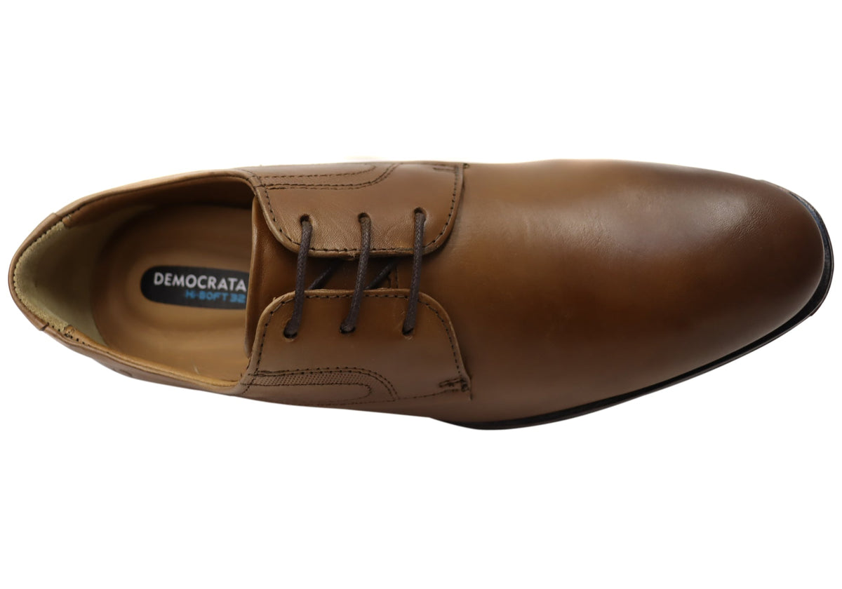 Democrata Roger Mens Comfortable Leather Dress Shoes Made In Brazil
