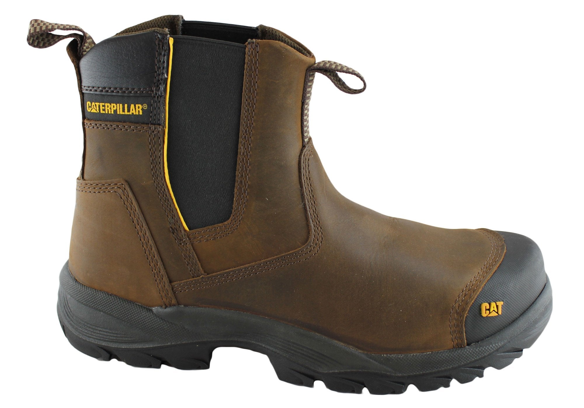 cat slip on safety boots