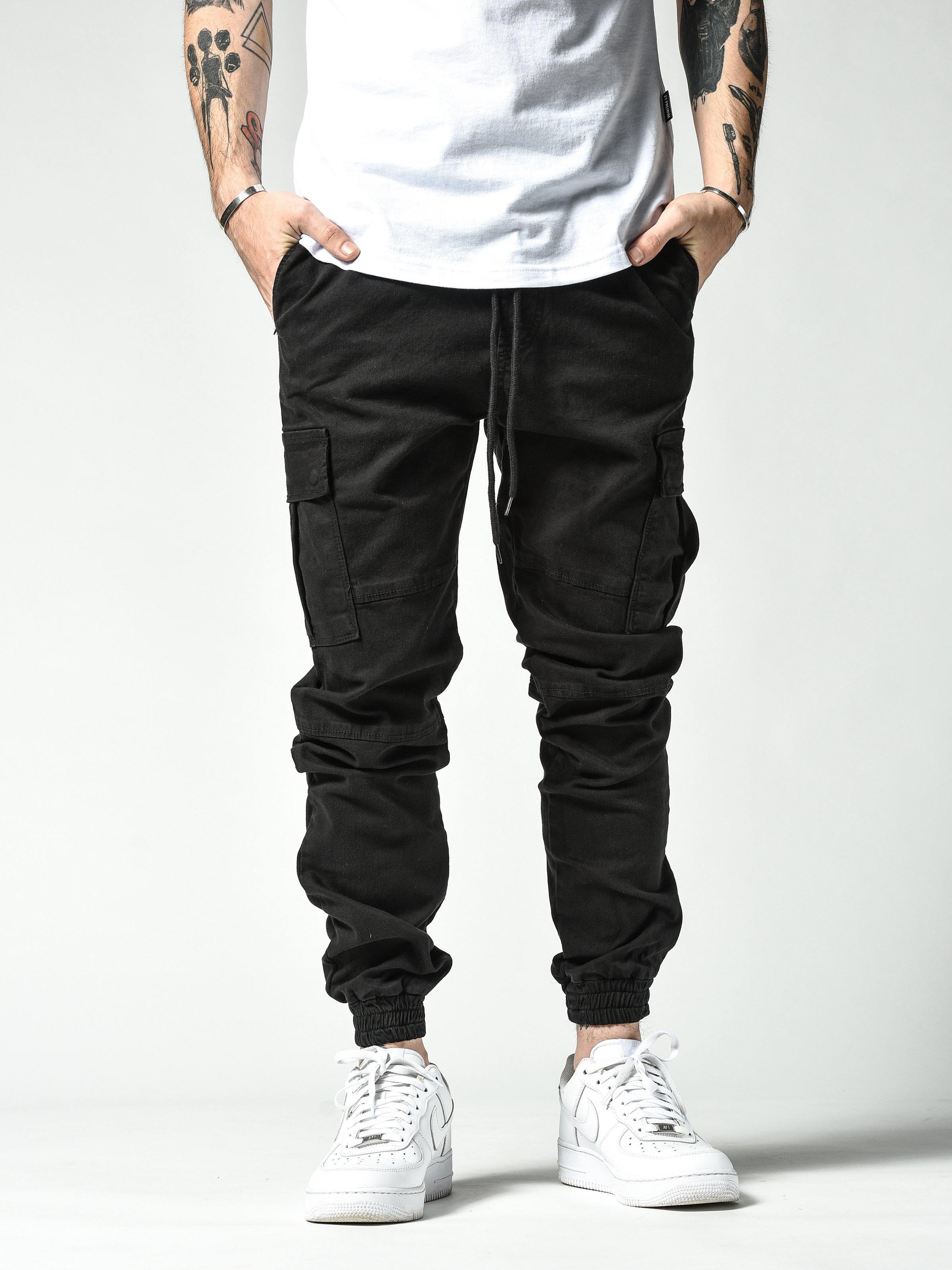 Black Cargo Pants | Monocloth – Monocloth