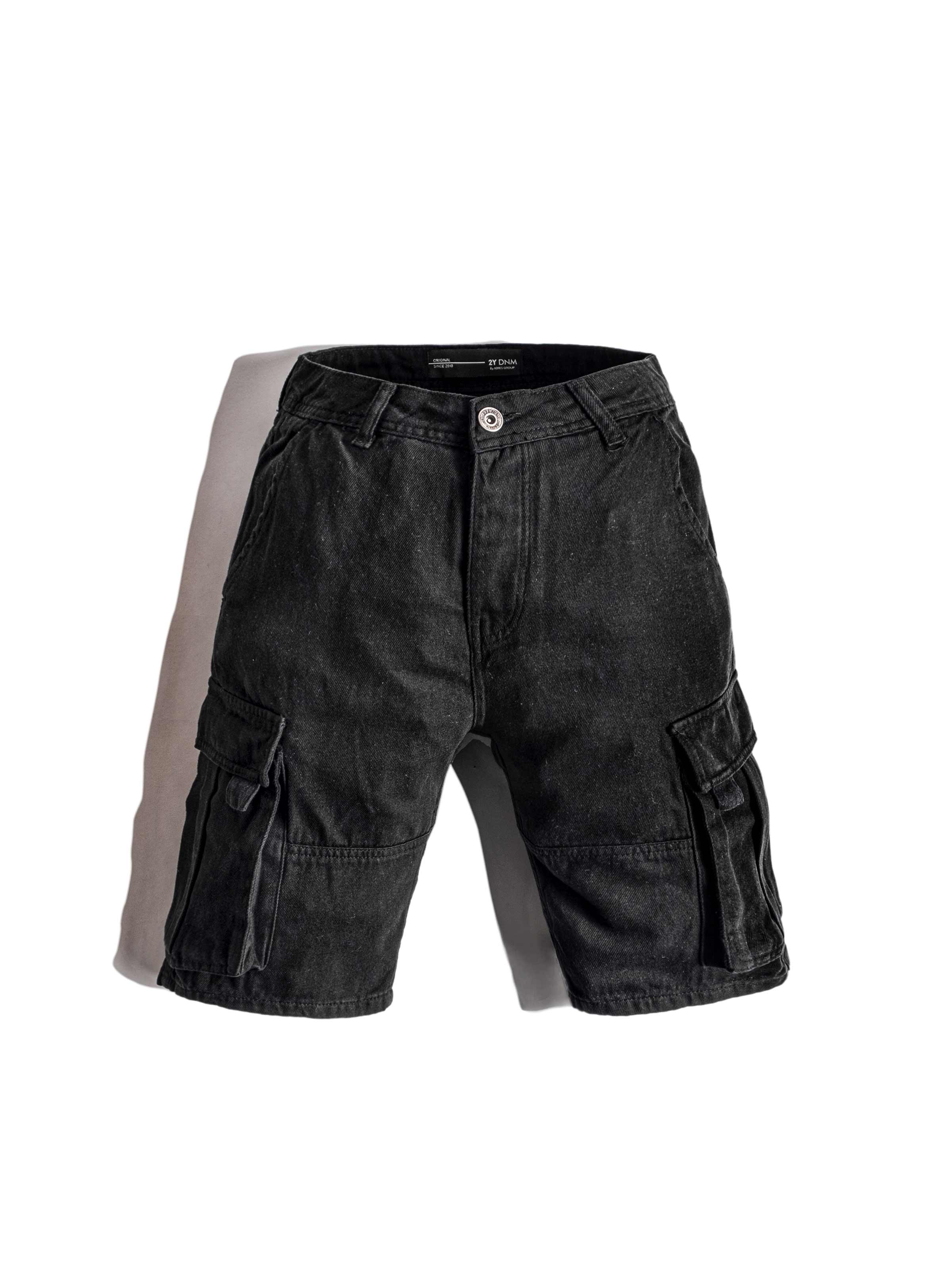 Black Cargo Shorts II | Men's Streetwear Shorts | Monocloth – Monocloth